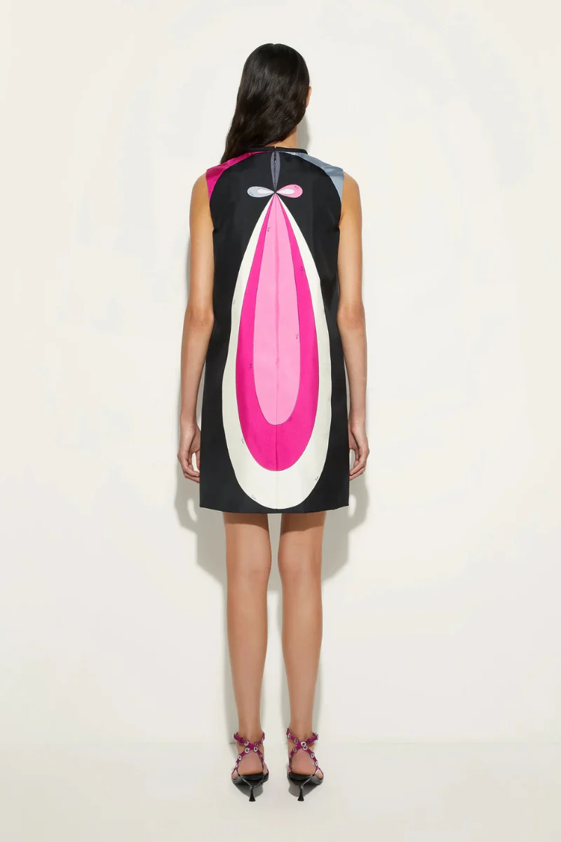 Maddalena Print Twill Mini Dress - Image 4