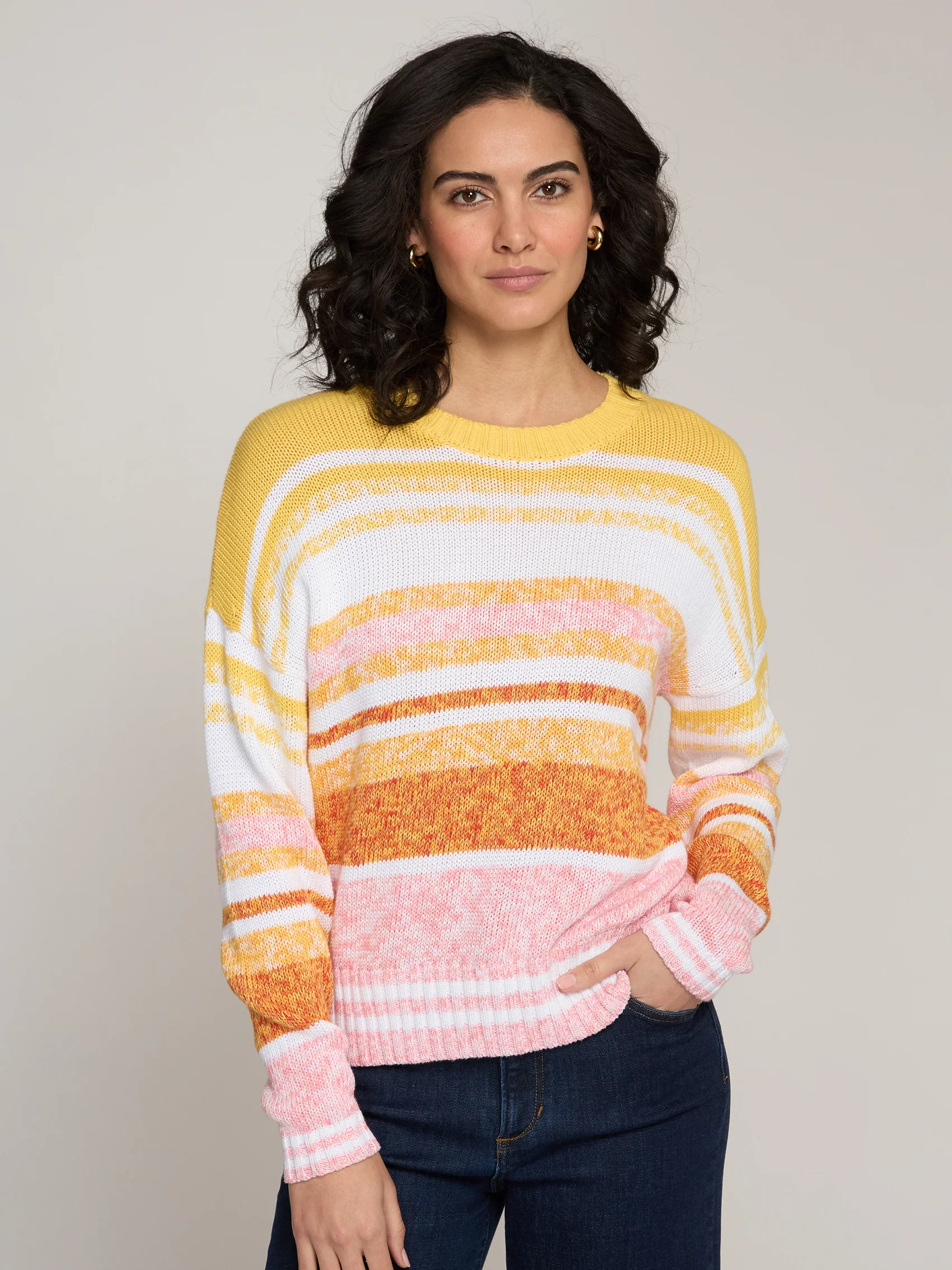 Marled Stripe Sweater - Image 2