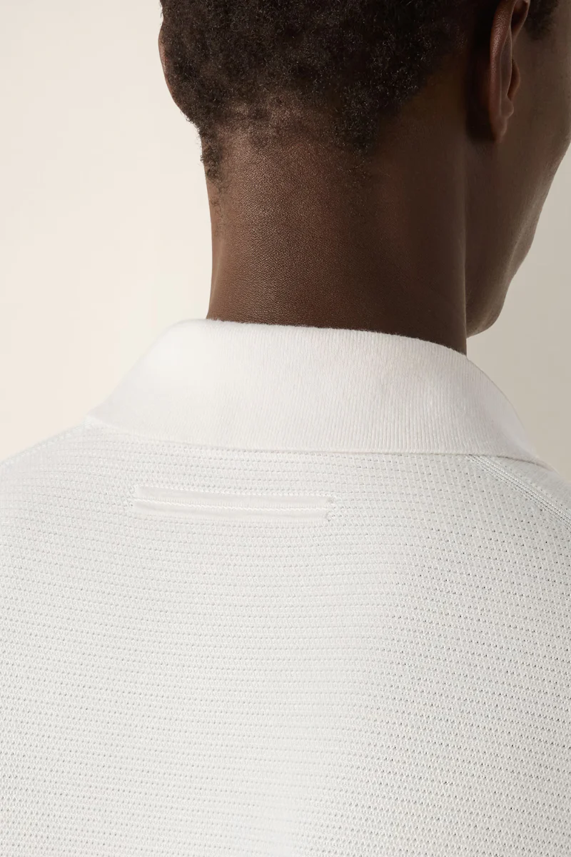 Mélange Polo Sweater - Image 4
