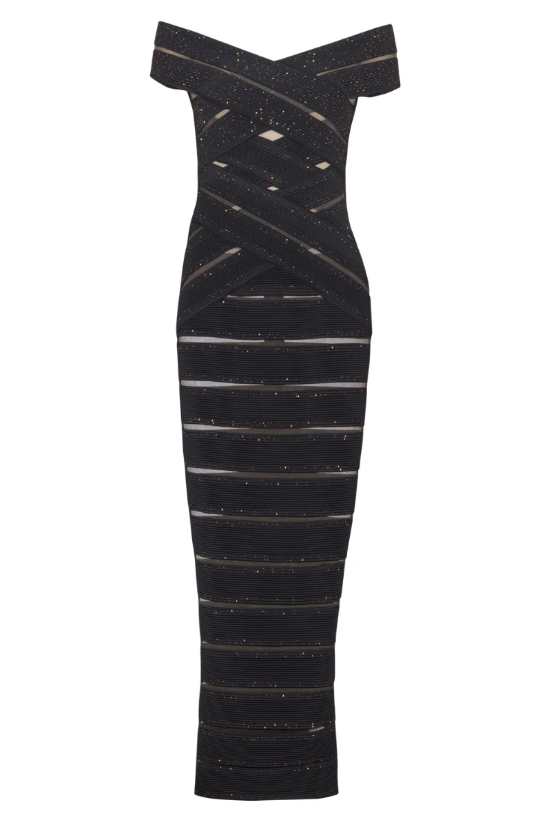 Mesh Knit Bodycon Dress
