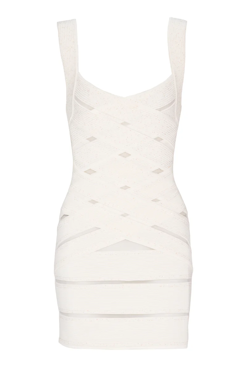 Mesh Knit Bodycon Dress