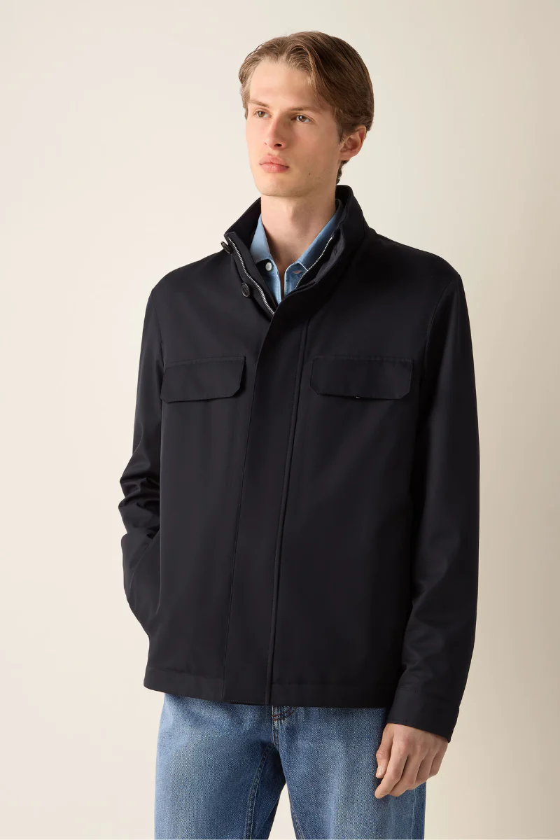 Microfiber Motorin Twill Jacket - Image 2