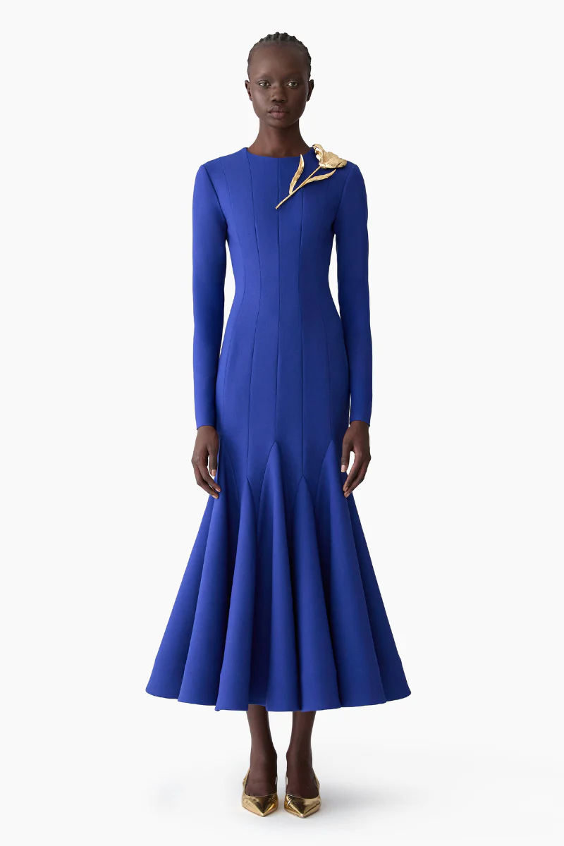 Midi Dress with Godets - Image 2
