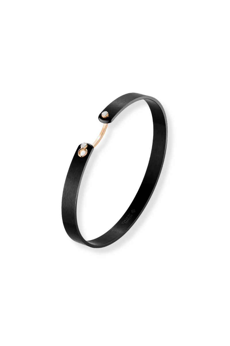 Midnight in Manhattan Mood Bangle, 4mm