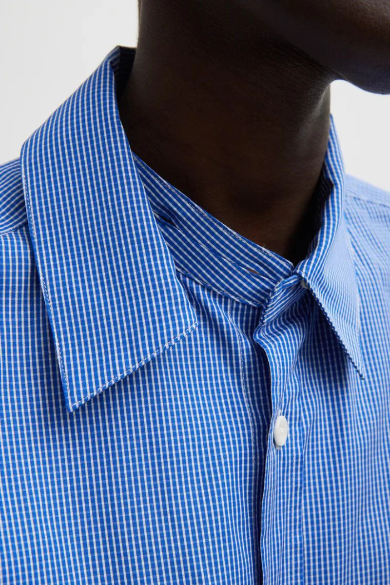 Mini Check Slim Shirt - Image 4