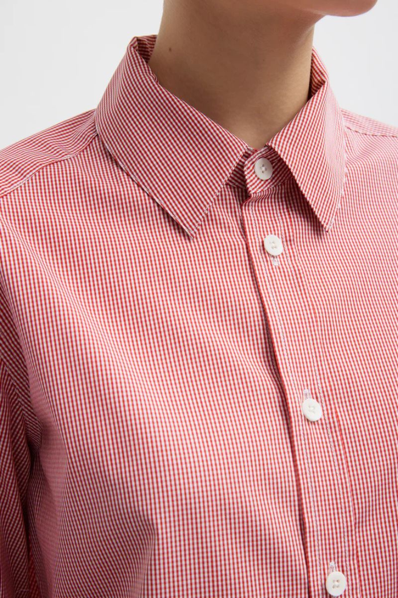 Mini Check Slim Shirt - Image 3