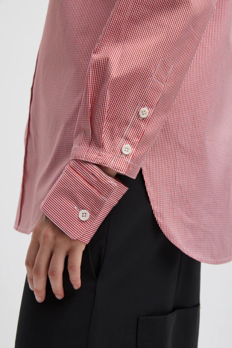 Mini Check Slim Shirt - Image 4