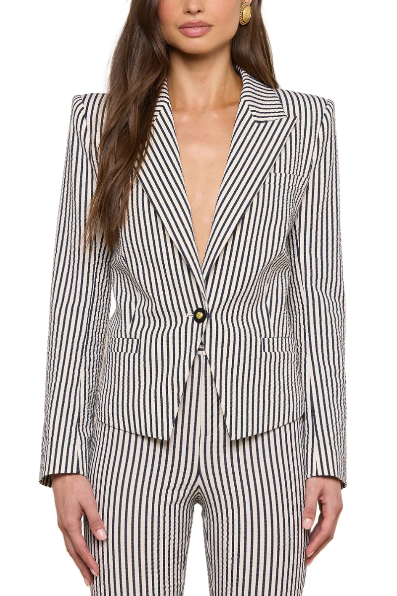 Misa Seersucker Blazer