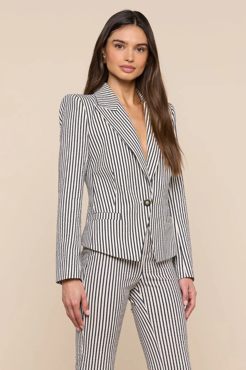Misa Seersucker Blazer - Image 2