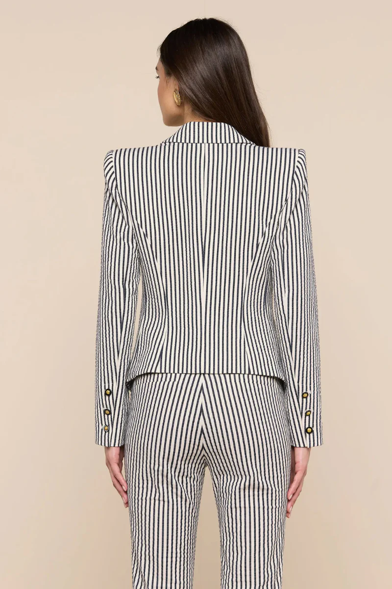 Misa Seersucker Blazer - Image 3