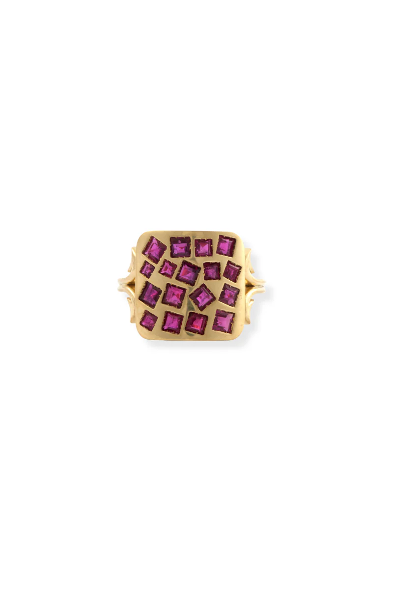 Mixed Shape Ruby Ring - Image 2