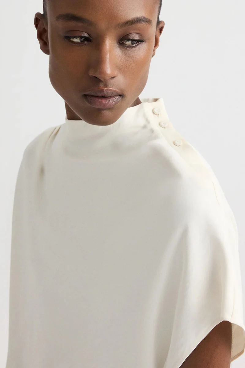 Mock Neck Tee - Image 3
