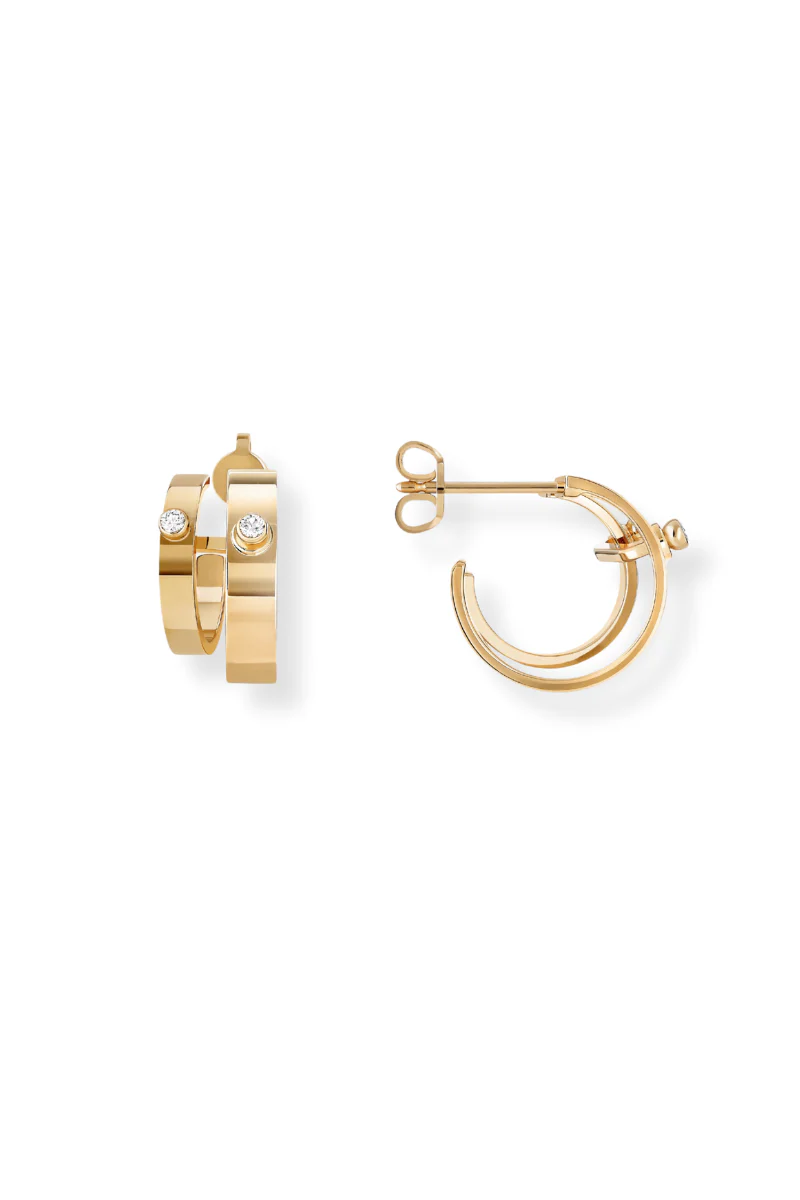 Monday Morning Mood Double Hoops - Image 3