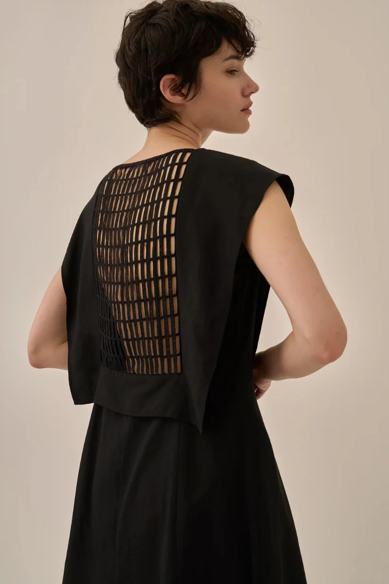 Nina Ladder Panel Dress - Image 4