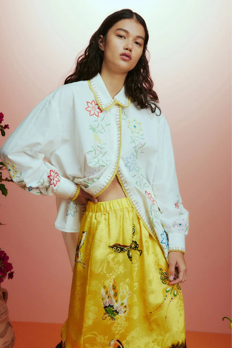 Olivia Embroidered Shirt - Image 5
