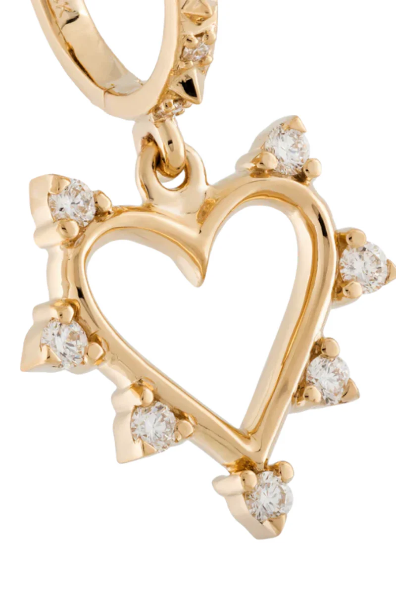 Open Heart Earrings - Image 4