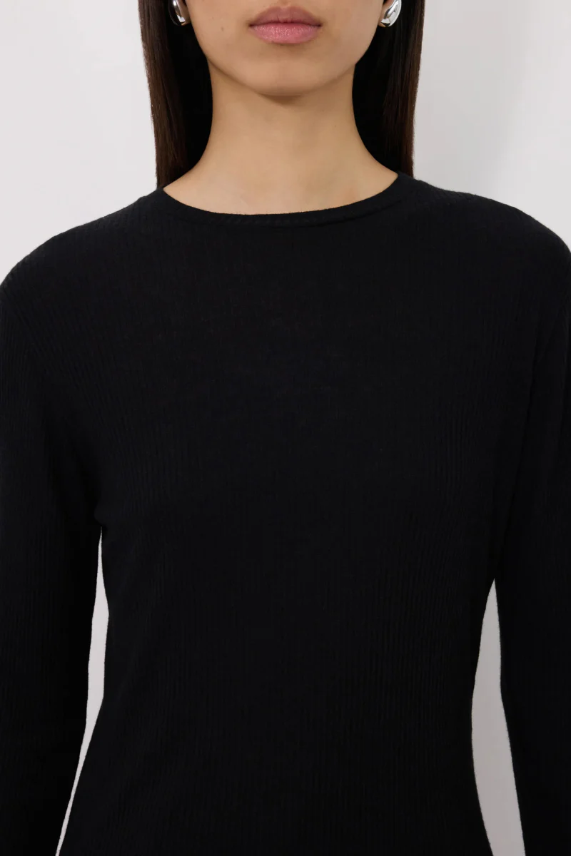 Ortiga Ribbed Jersey T-Shirt - Image 3