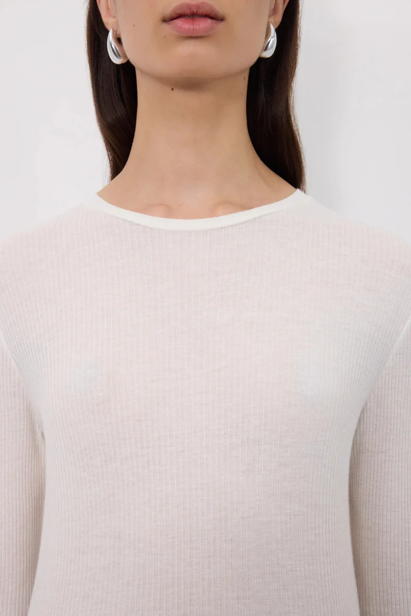 Ortiga Ribbed Jersey T-Shirt - Image 7