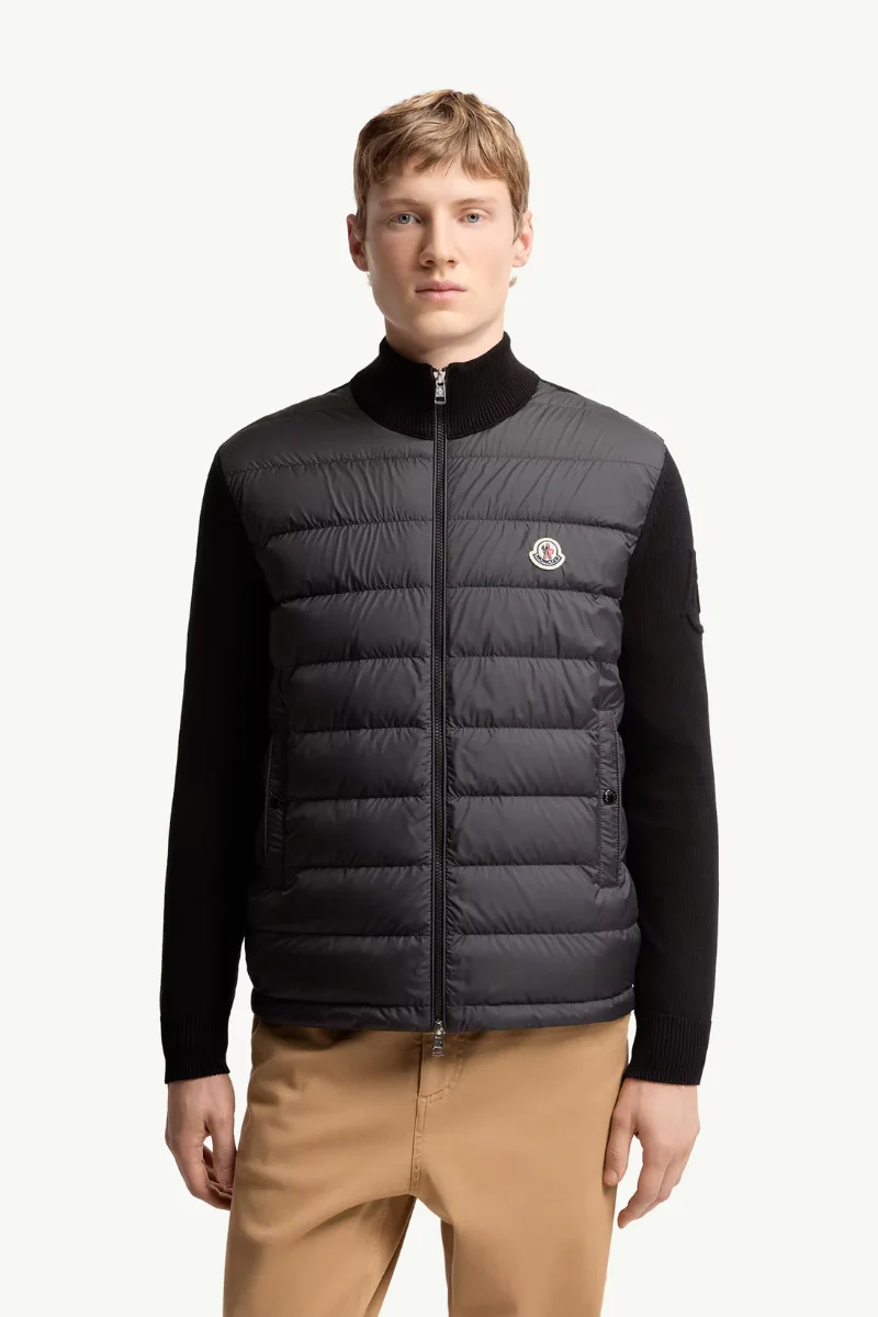 Padded Zip-Up Cardigan - Image 2