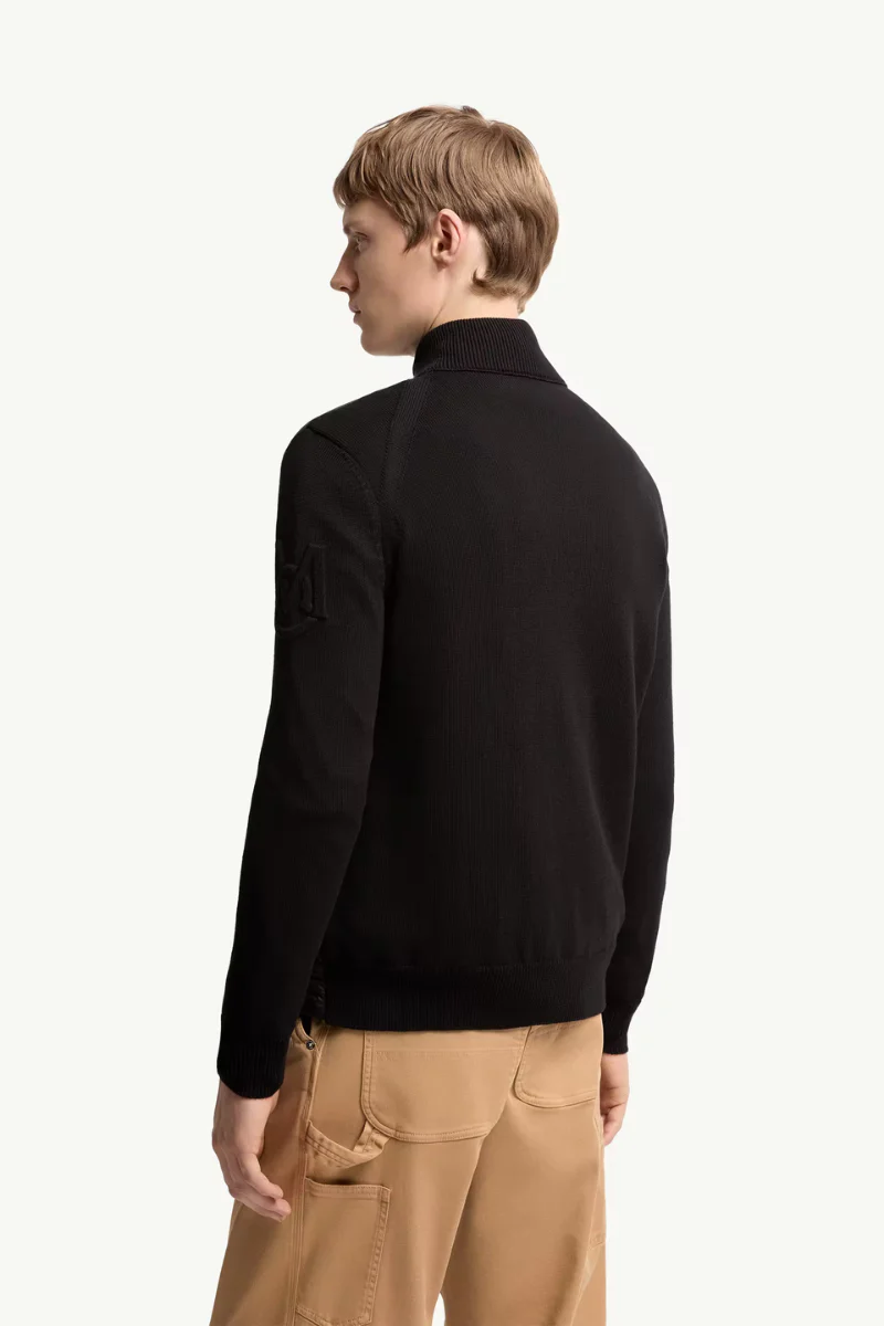 Padded Zip-Up Cardigan - Image 4