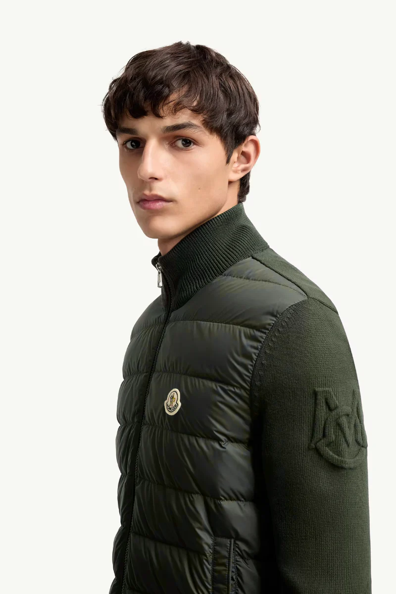Padded Zip-Up Cardigan - Image 6