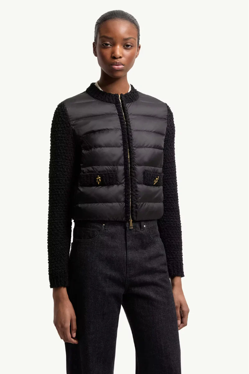 Padded Zip-Up Cardigan - Image 2