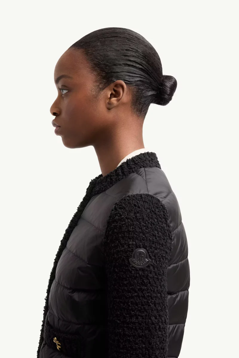 Padded Zip-Up Cardigan - Image 3