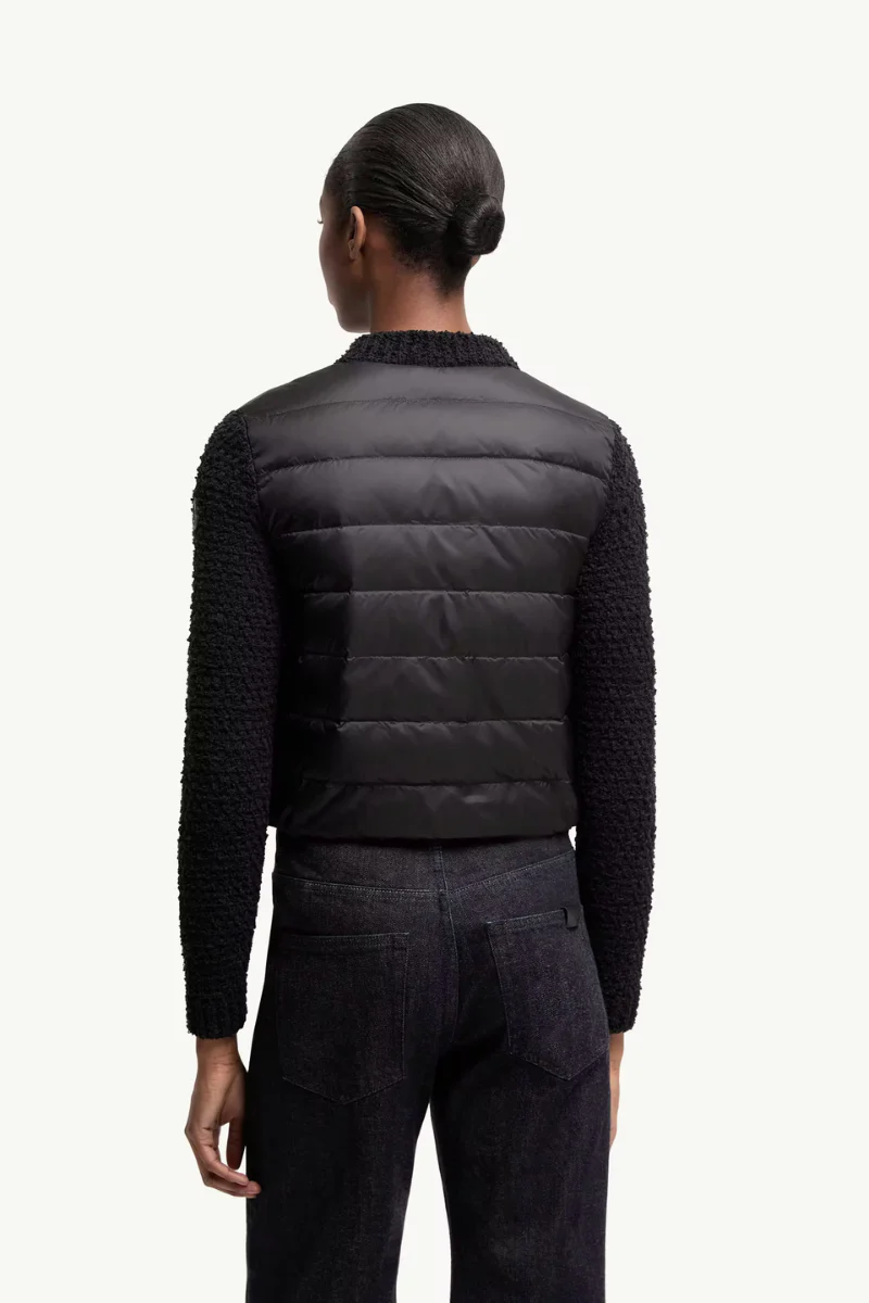 Padded Zip-Up Cardigan - Image 4