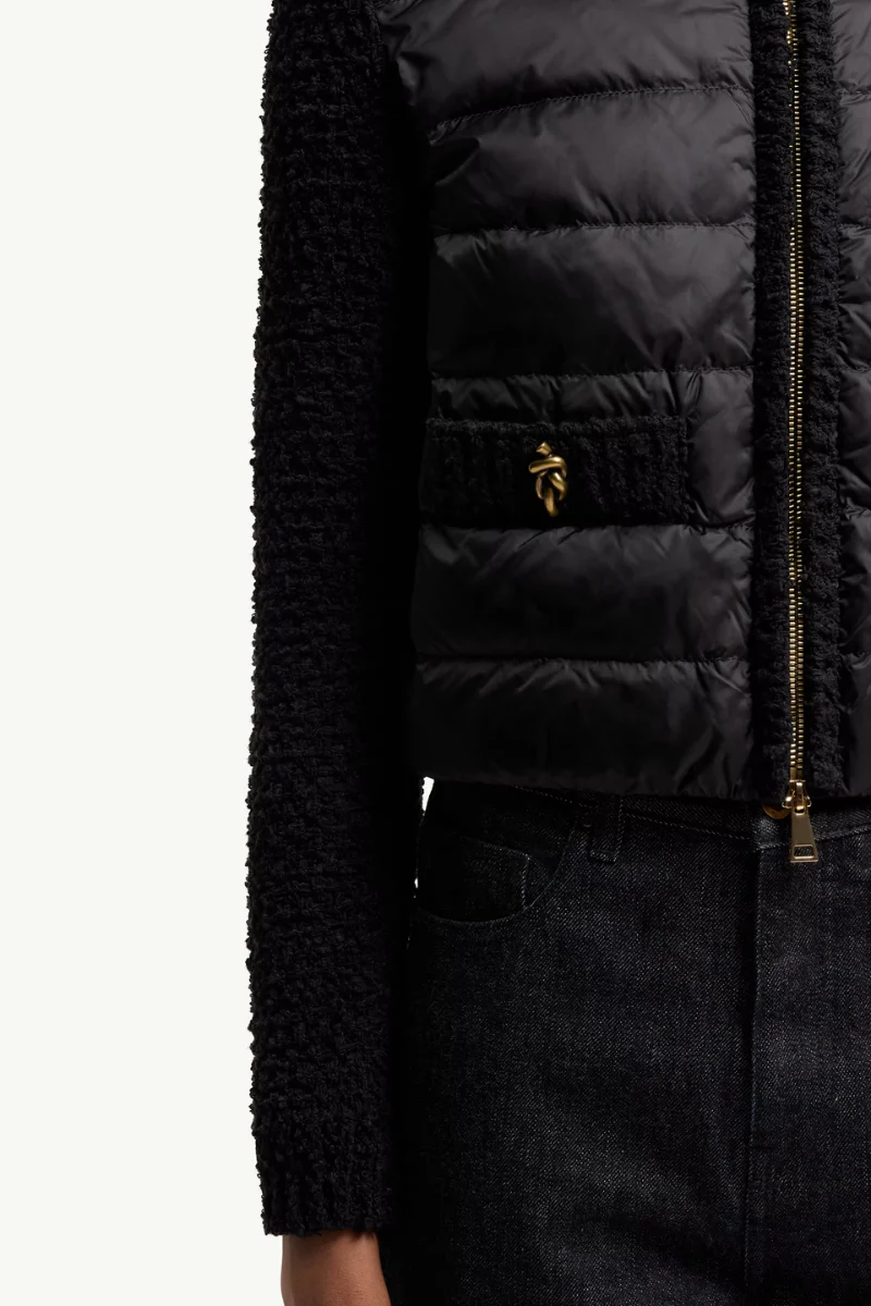 Padded Zip-Up Cardigan - Image 5