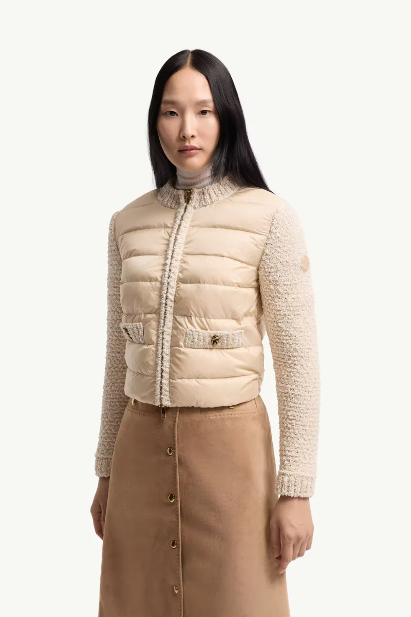 Padded Zip-Up Cardigan - Image 7