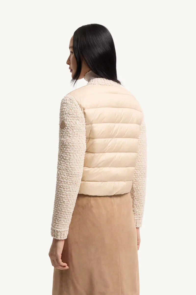 Padded Zip-Up Cardigan - Image 9