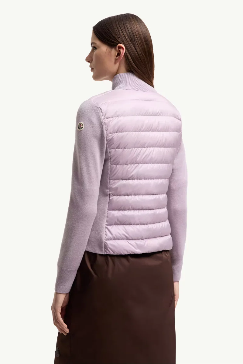 Padded Zip-Up Cardigan - Image 4