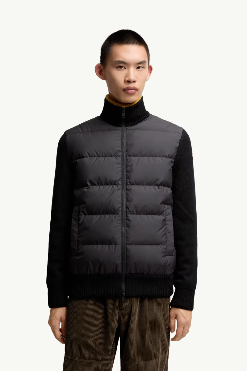 Padded Zip-Up Cardigan - Image 2