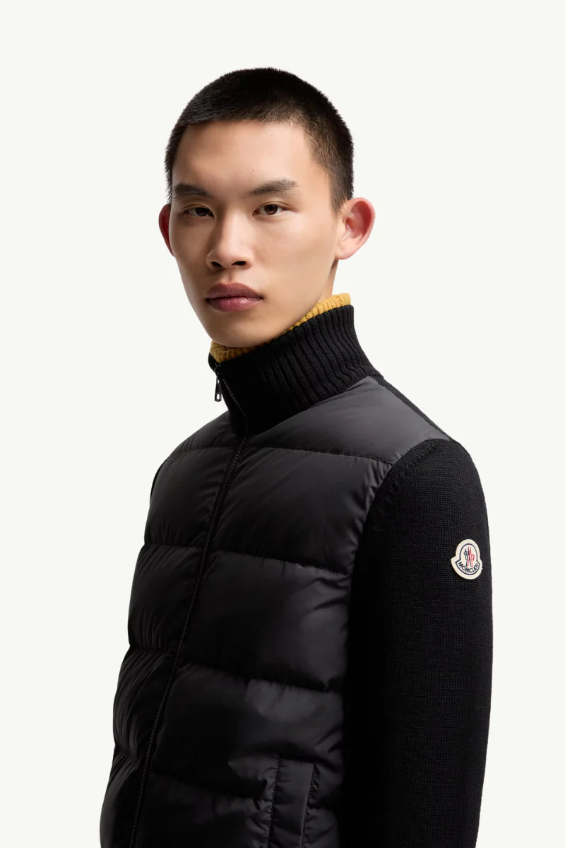 Padded Zip-Up Cardigan - Image 3