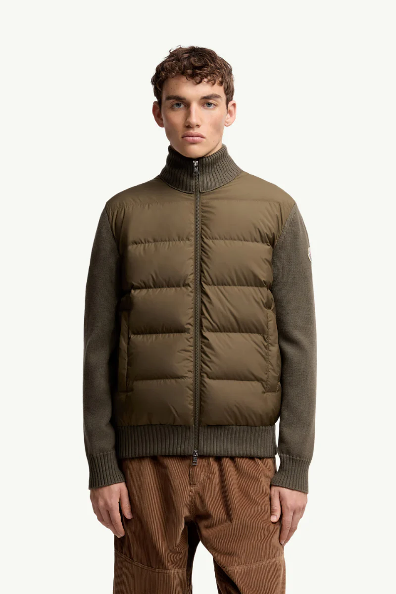 Padded Zip-Up Cardigan - Image 6