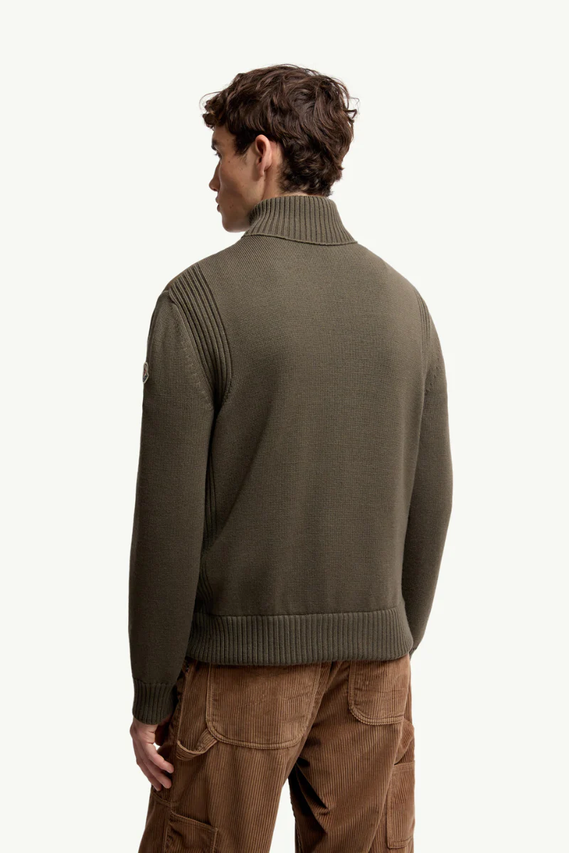 Padded Zip-Up Cardigan - Image 7