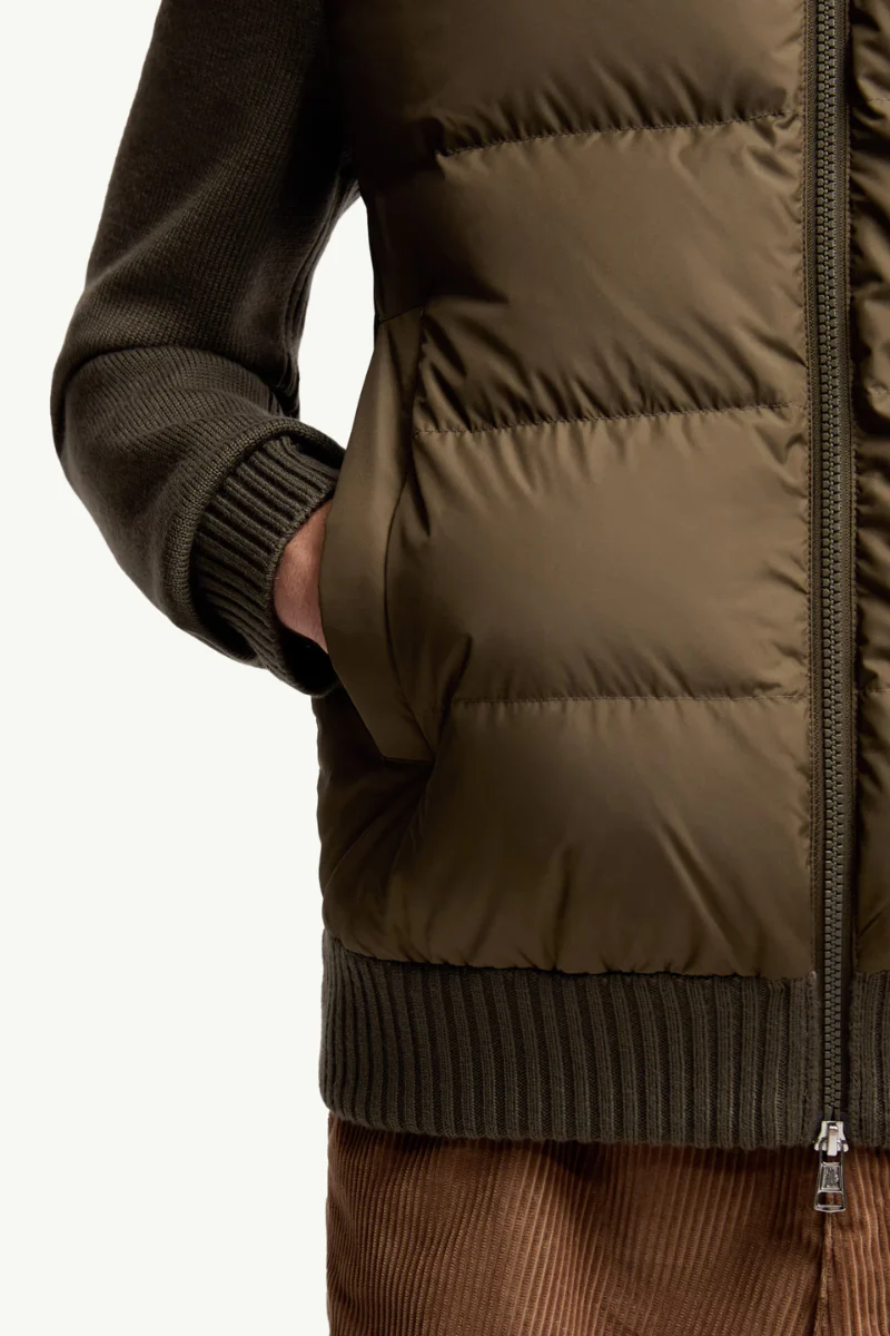 Padded Zip-Up Cardigan - Image 8