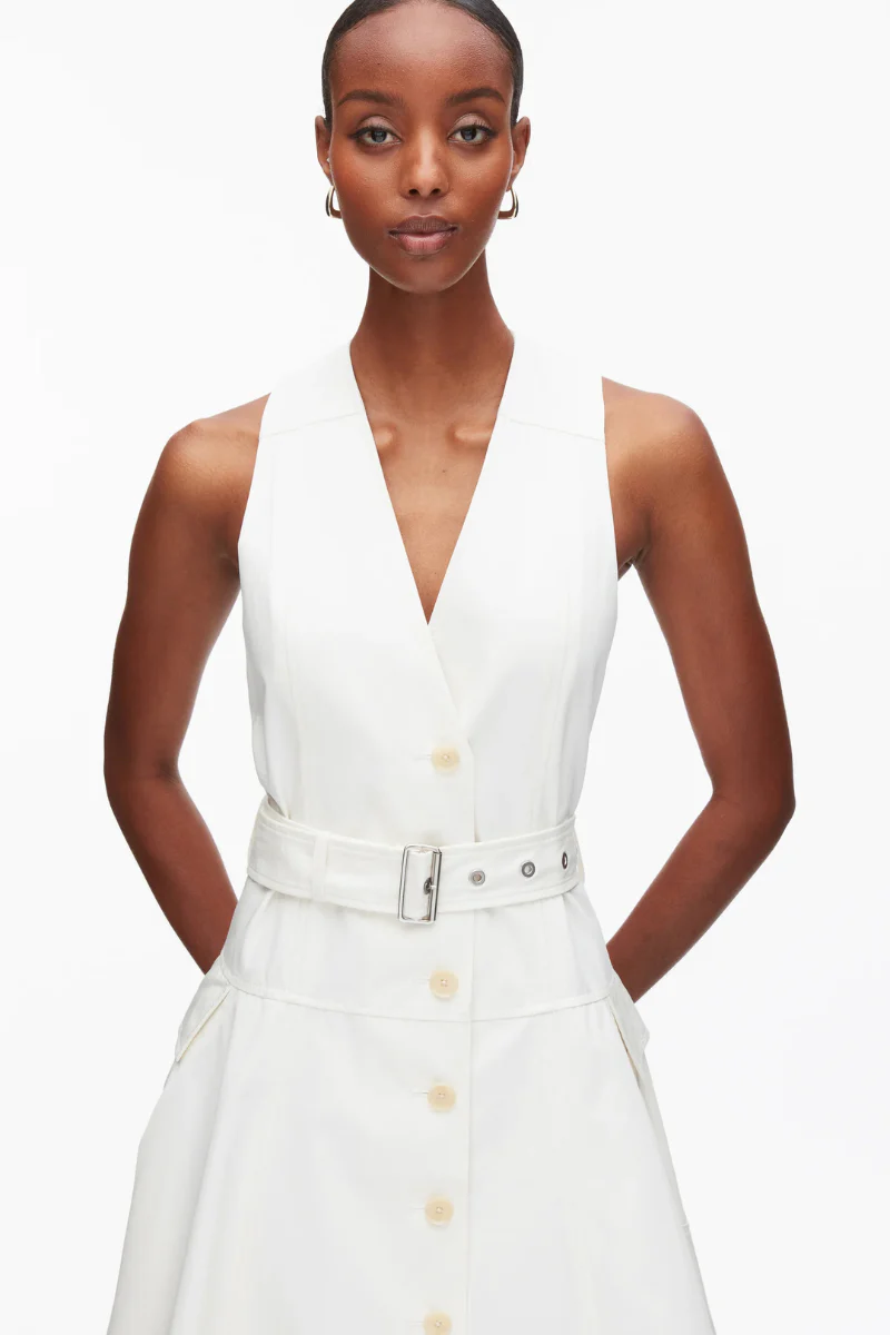 Patchwork Utility Dress - Image 2