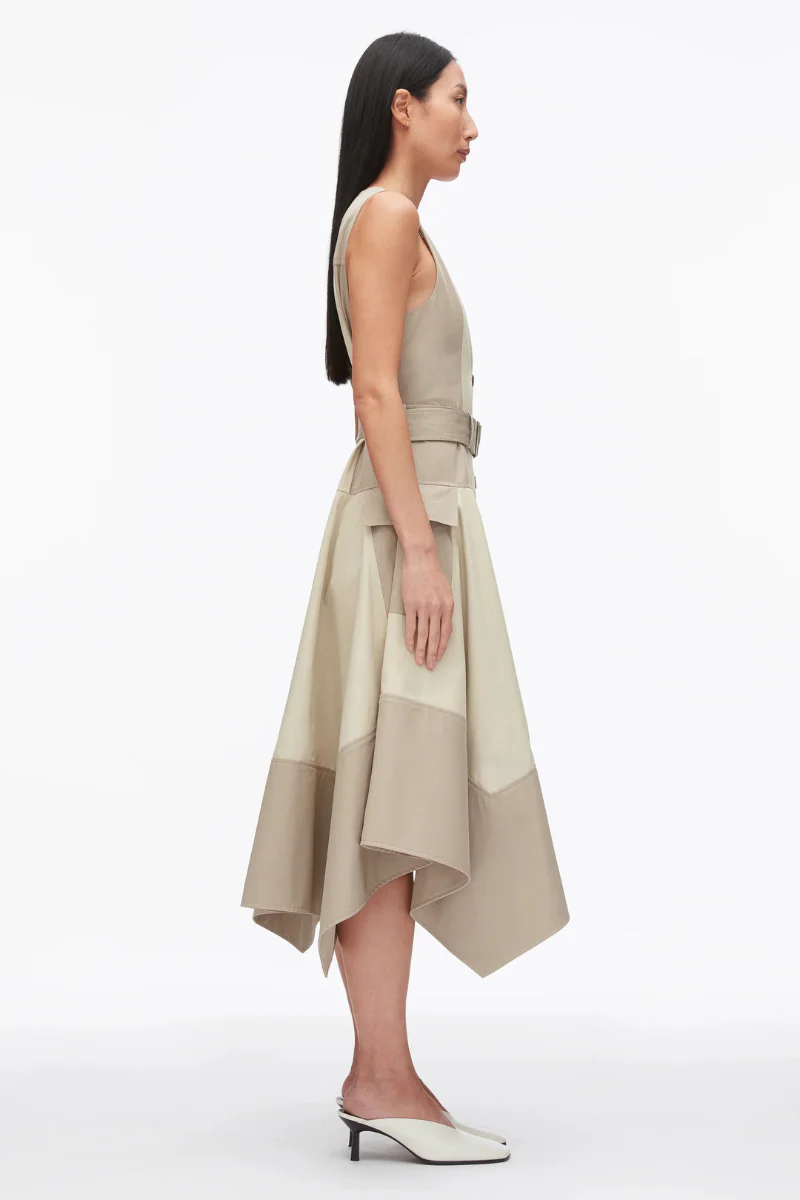 Patchwork Utility Dress - Image 7