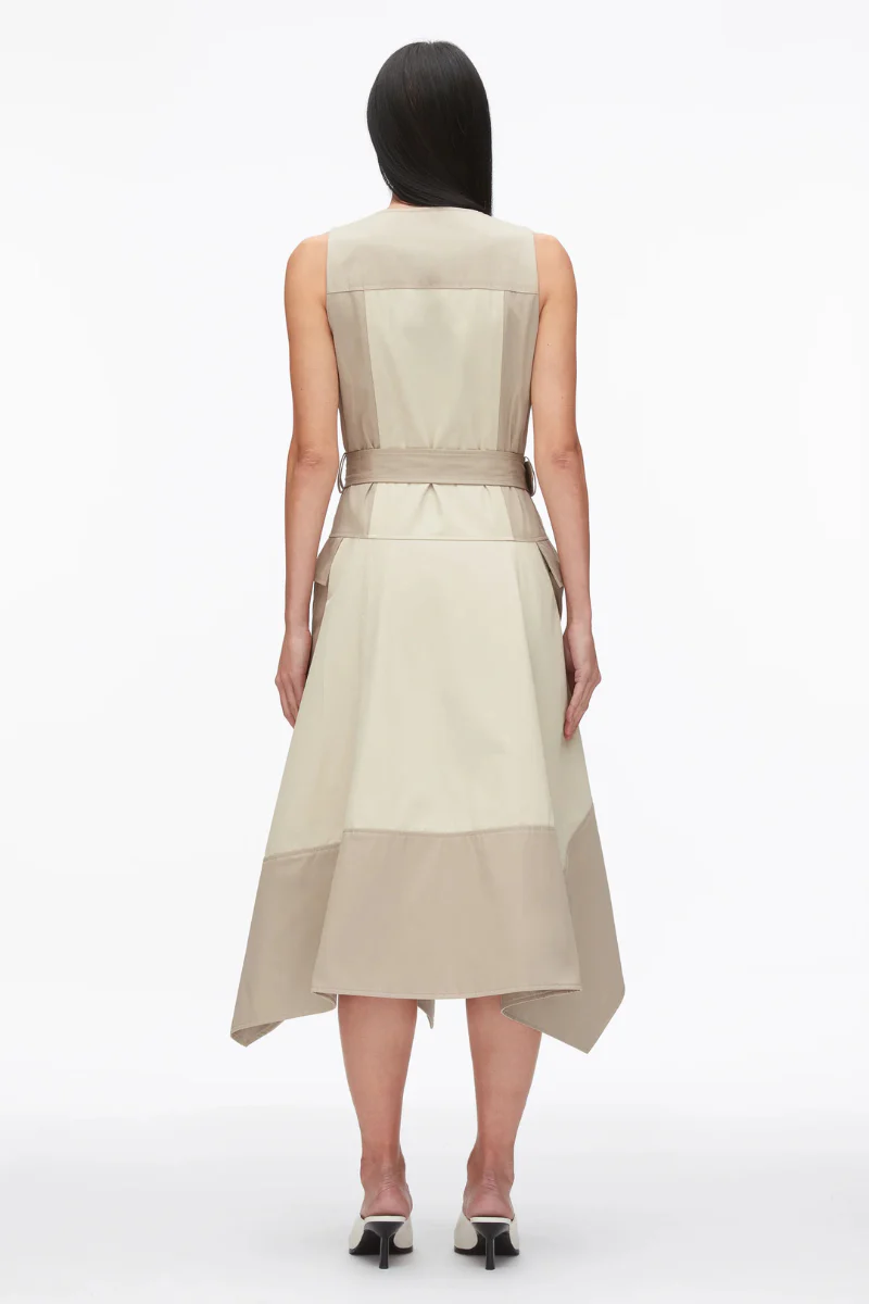 Patchwork Utility Dress - Image 9