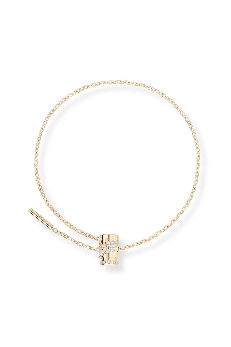 Paved Mini Latch Bracelet