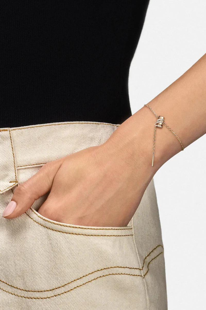 Paved Mini Latch Bracelet - Image 2
