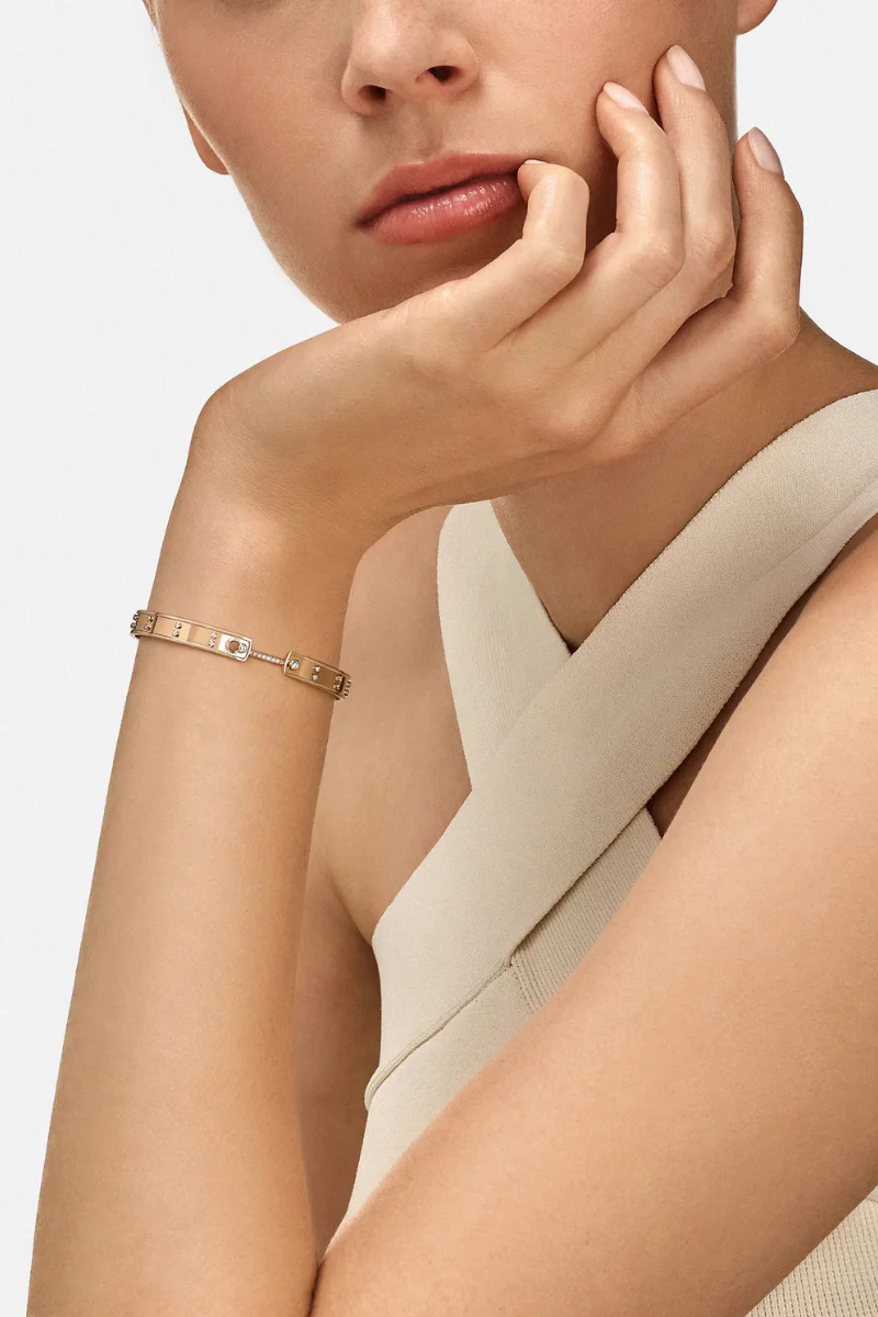 Picnic in Paris Mood Bangle, 6mm - Image 2