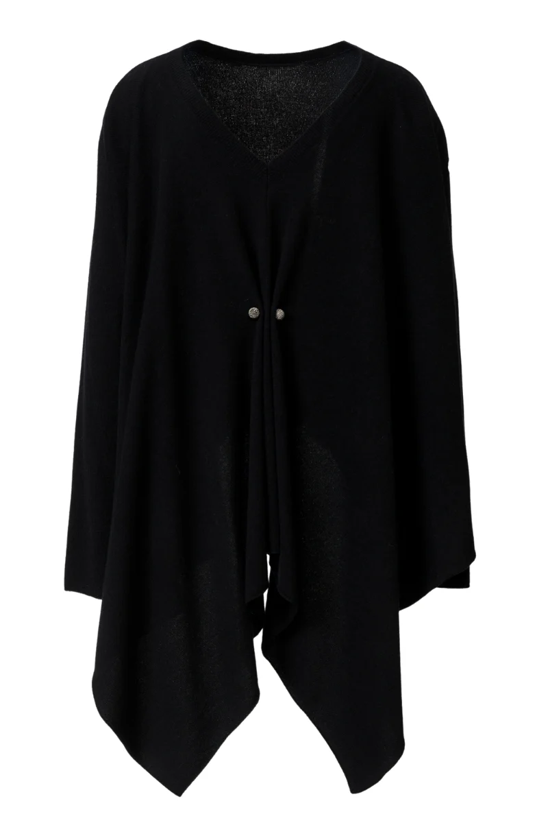 Pierced Cape Sweater