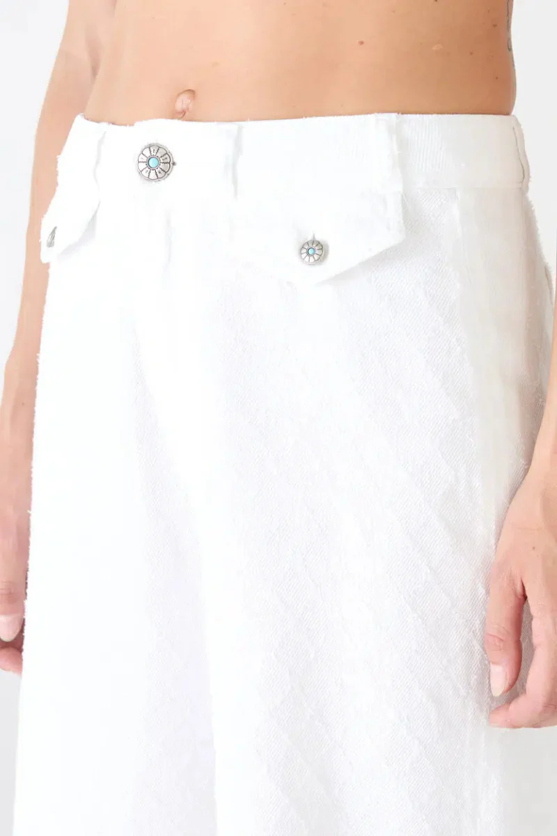 Pin Diamond Wide Leg Jeans - Image 2