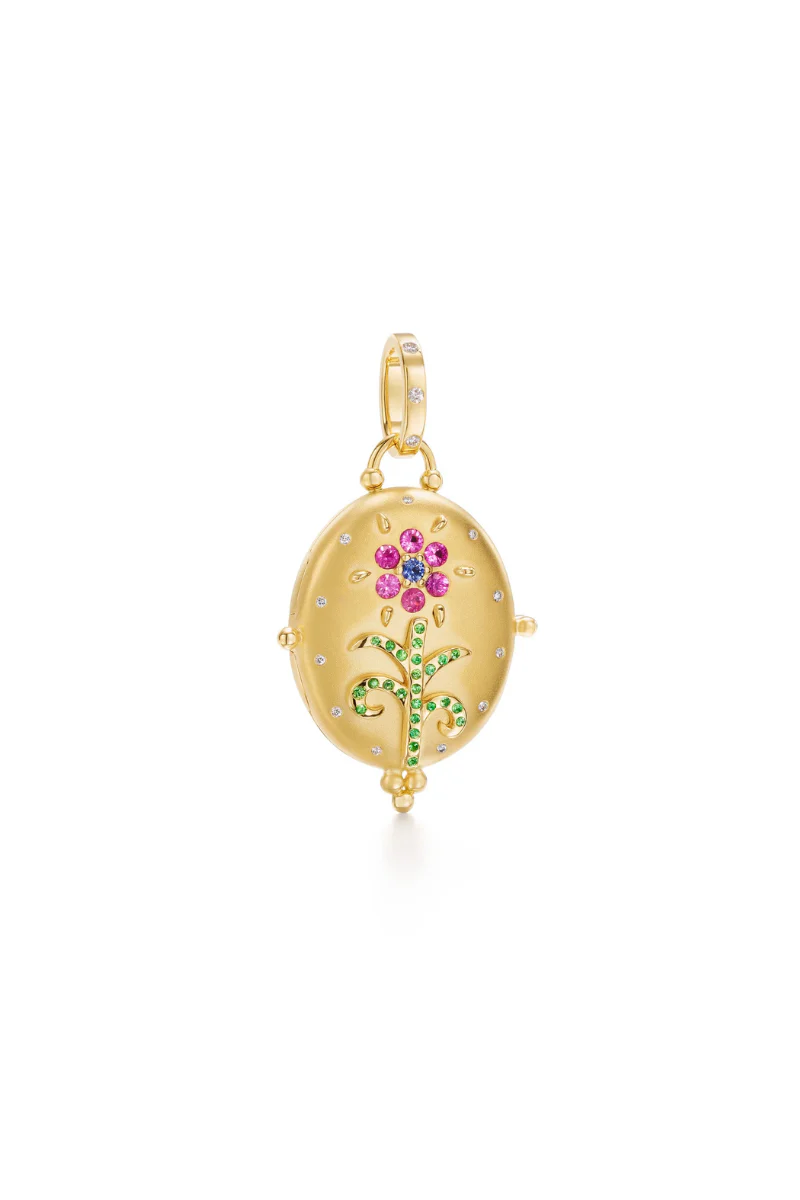 Pink Sapphire Primavera Locket