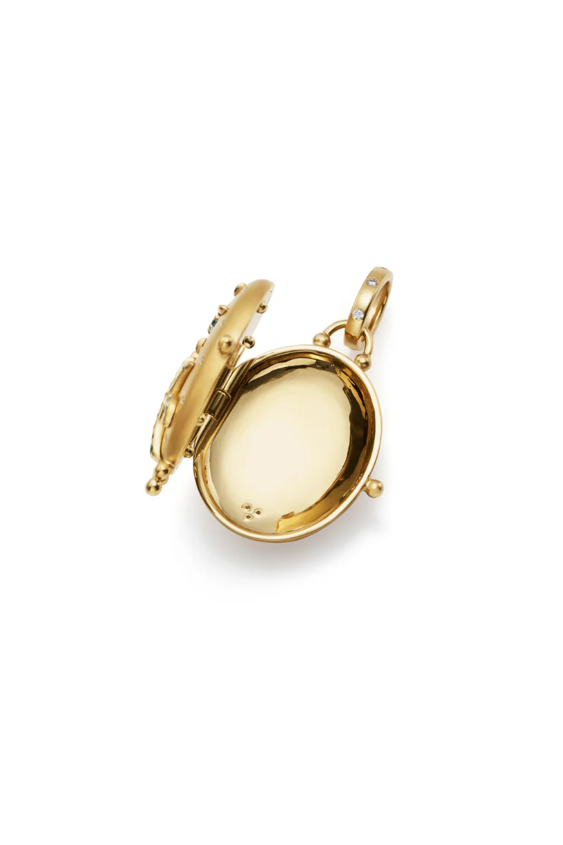 Pink Sapphire Primavera Locket - Image 2