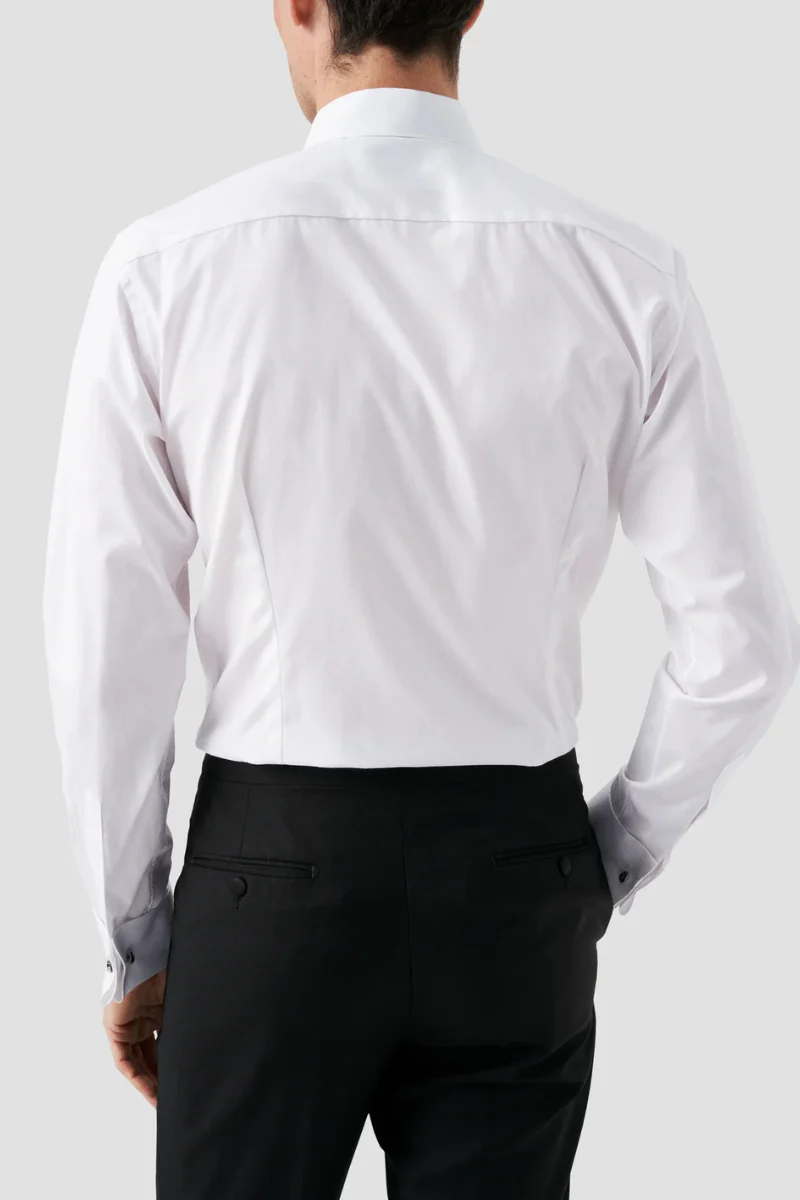 Piqué Tuxedo Shirt, Slim - Image 3