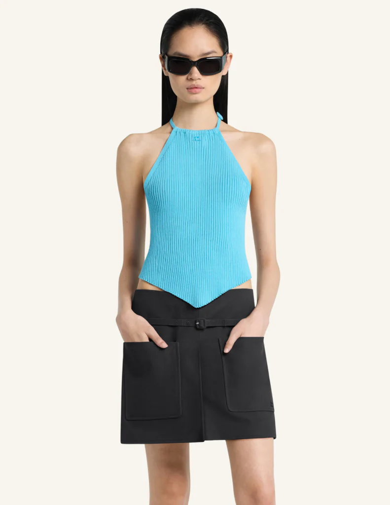 Pointy Rib Knit Top - Image 4