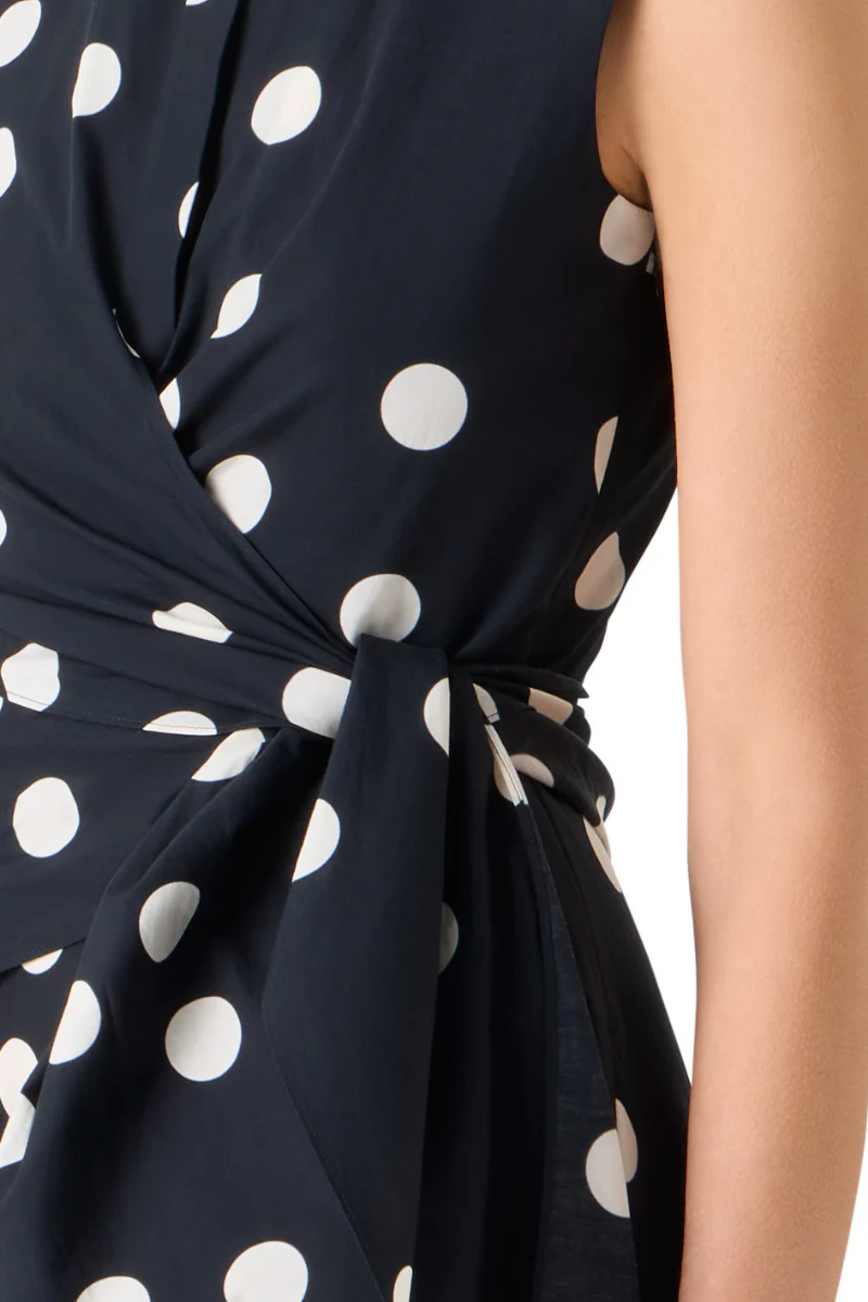 Polka Dot Midi Dress - Image 4